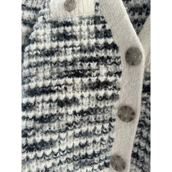 Express Space Dye Button Up Cardigan Gray Size Small - Picture 3 of 10